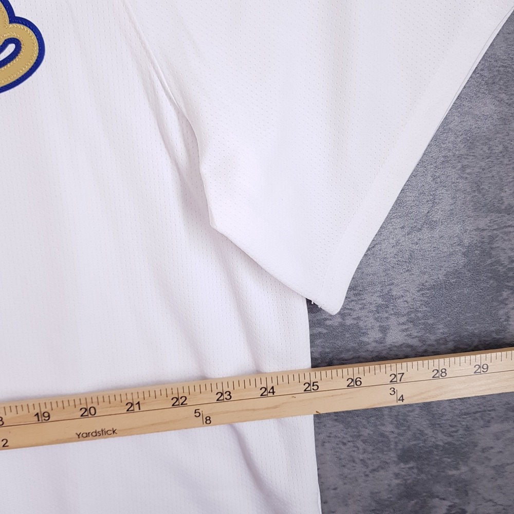 NIKE Los Angeles Dodgers 2024 World Series Gold Champions Jersey Mens 2XL White - Picture 7 of 8
